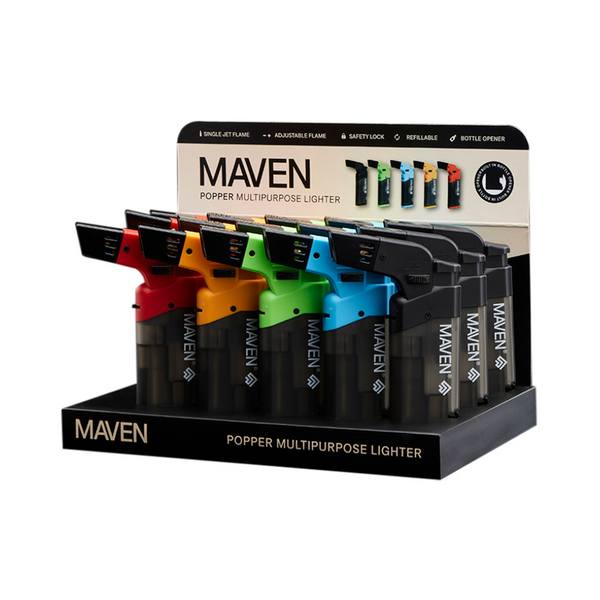 Maven Popper Pocket Lighter - 15ct