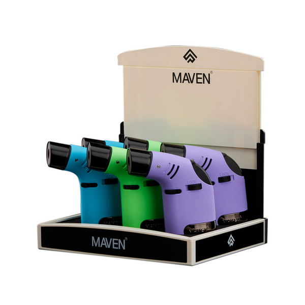 Maven Tusk Pocket Lighter - 6ct (Purple/Green/Blue
