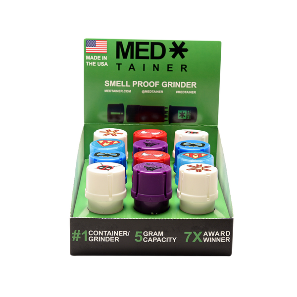 Medtainer Comic Collection Grinders- 12ct