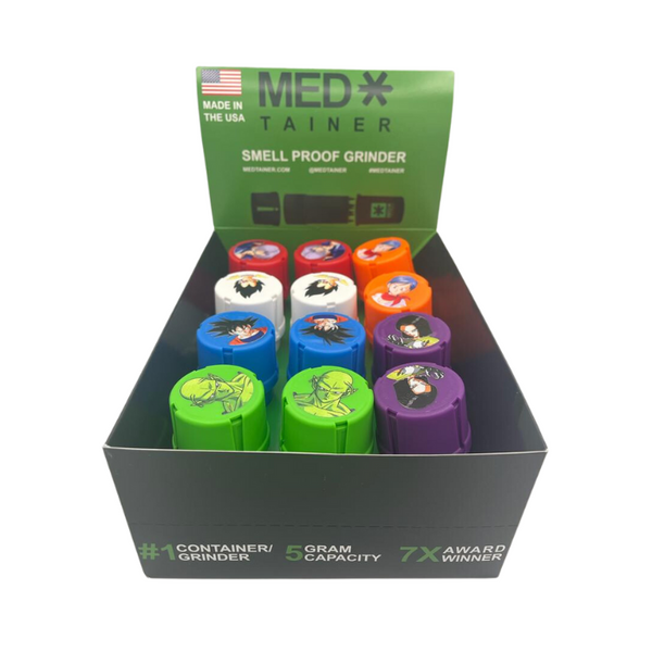 Medtainer Dragon Budz Collection Grinders - 12ct