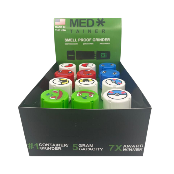 Medtainer Smokemon Collection Grinders- 12ct