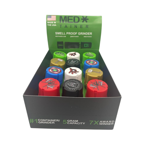 Medtainer Budvengers Collection Grinders - 12ct
