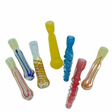3.5" Glass One Hitters - 4ct