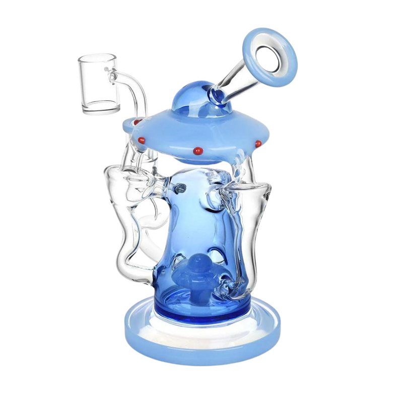 7.5" Pulsar Friendly Visitors Recycler Dab Rig