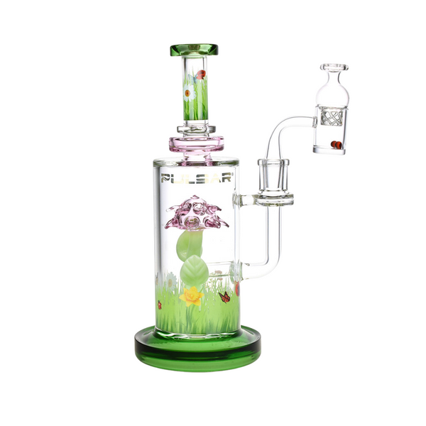 9" Pulsar The Power of Flower Dab Rig