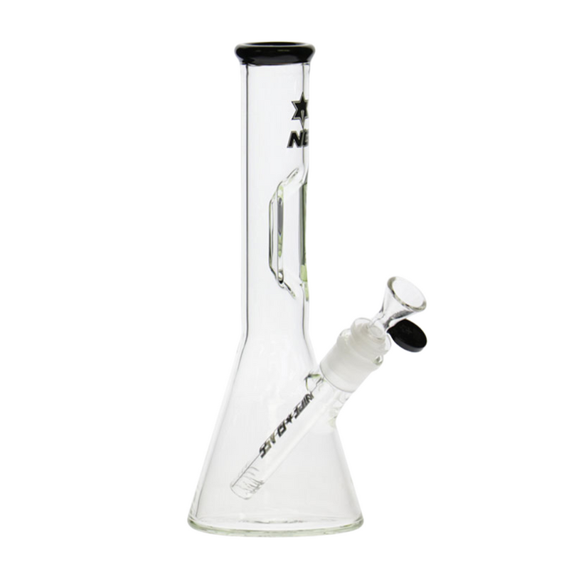 10.5" Nice Glass Elbow Ice Pinch Beaker Bong Assorted Colours