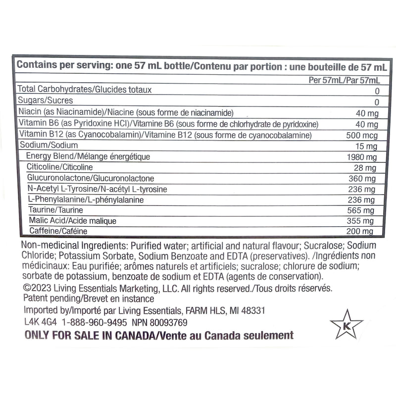 O Blue Raspberry Flavor Extra Strength 5-hour ENERGY Drink