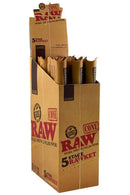 RAW Natural Unrefined Pre-Rolled Cone [CP1060][CP1112] Pre-rolled Cone (Display Pack) ONE 5 stage rawket - 15 packs
