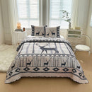 Lodge Collection 3pcs Queen size reversible quilt bed set [6110] Blanket Canadian Distributor Moose Lodge