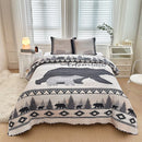 Lodge Collection 3pcs King size reversible quilt bed set [6120] Blanket Canadian Distributor Bear Venture