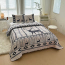 Lodge Collection 3pcs King size reversible quilt bed set [6120] Blanket Canadian Distributor Moose Lodge