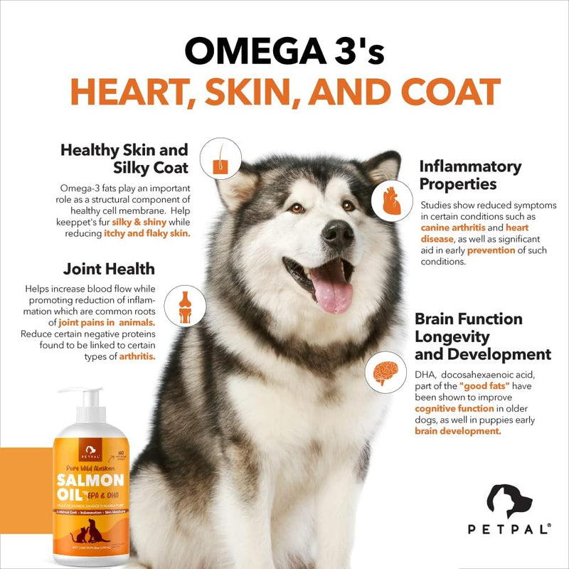 O PetPal | Pure Wild Alaskan Salmon Oil for Dogs & Cats
