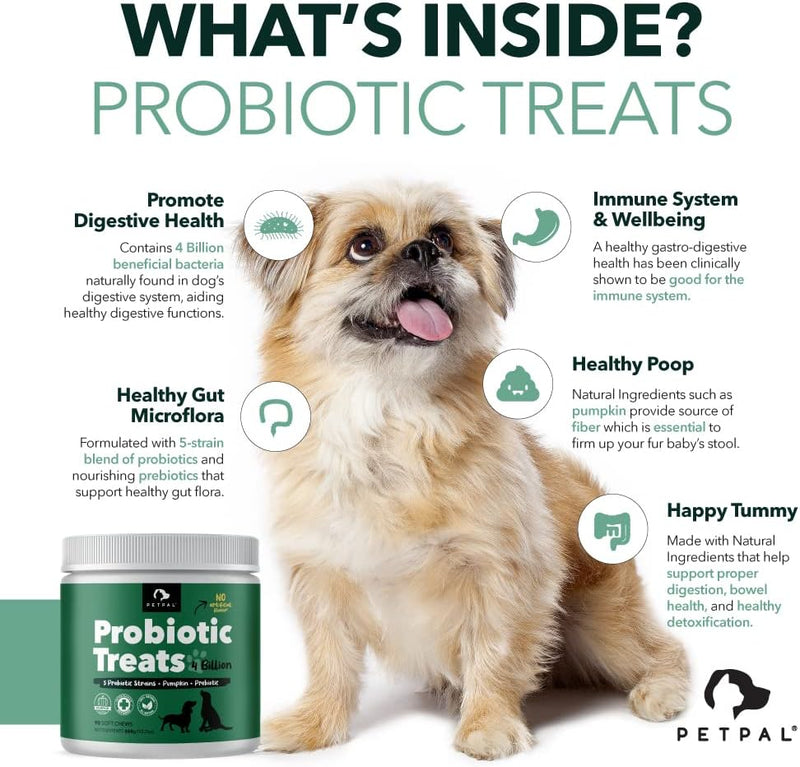 O PetPal | Probiotic 4 Billion Soft Chew Treats for Dogs