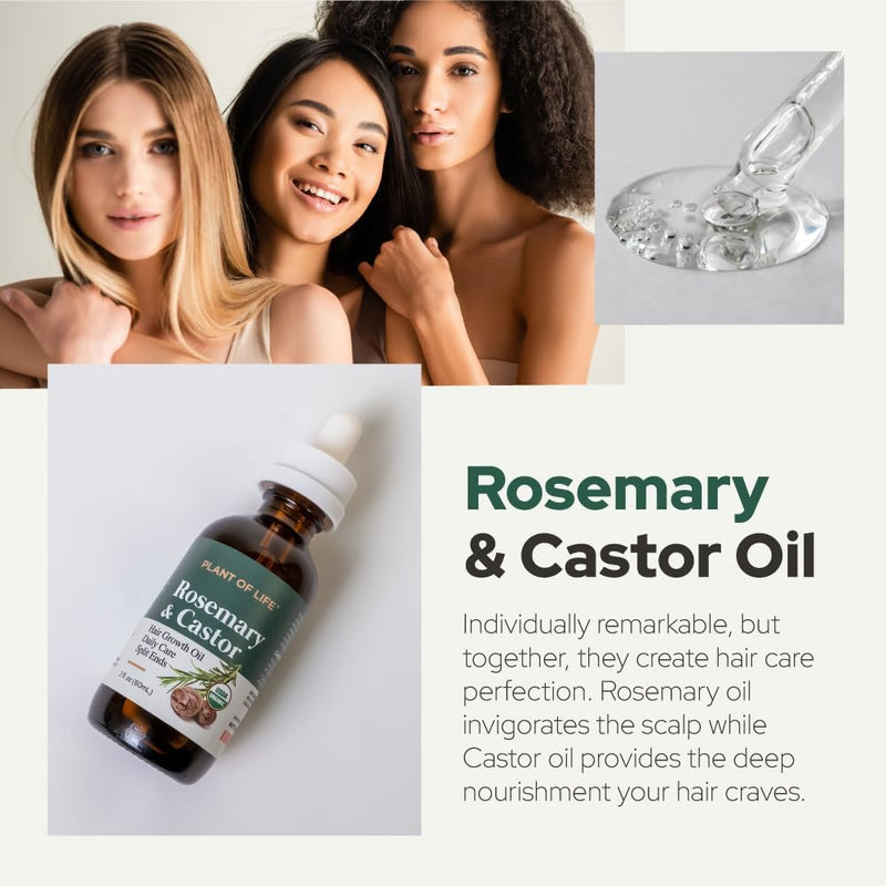 O Plant of Life | Organic Rosemary & Castor 2 oz