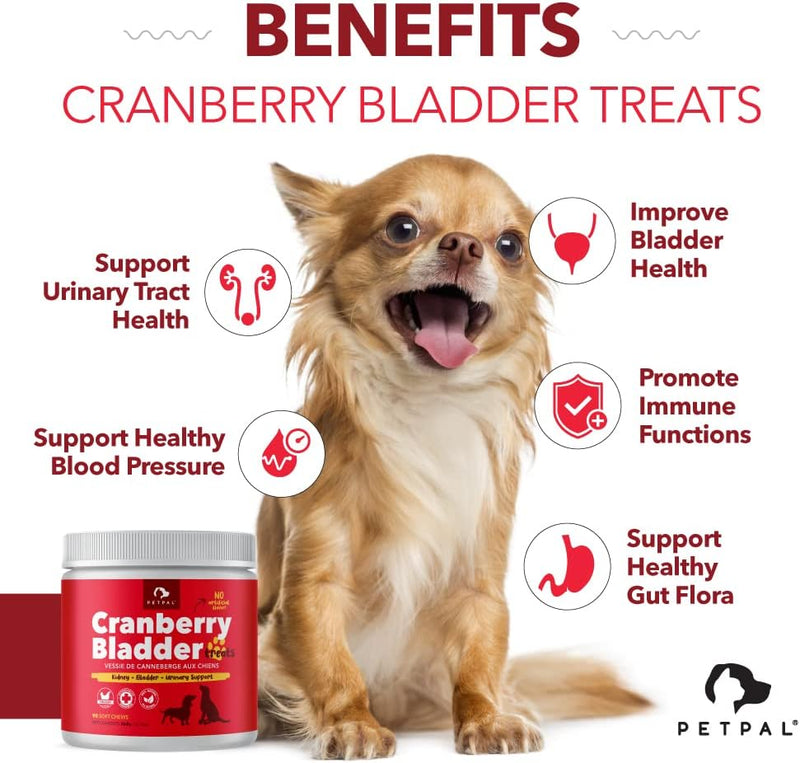O PetPal | Cranberry Bladder Soft Chew Treats for Dogs
