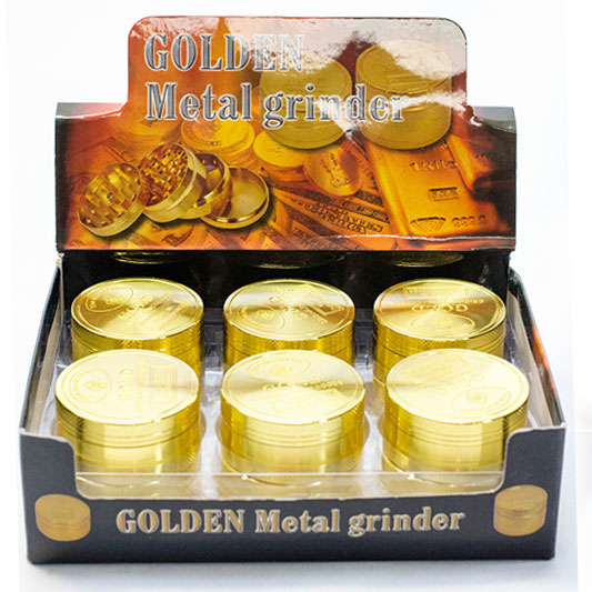 O Gold 3 Parts 50mm Herb Grinder