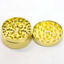 Gold 3 Parts 50mm Herb Grinder Display Pack Super Supplys Inc