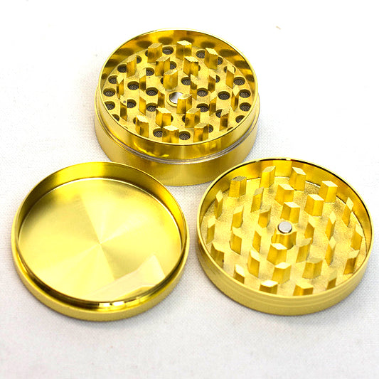 O Gold 3 Parts 50mm Herb Grinder