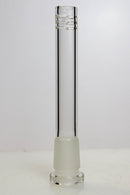 Glass open ended 6 slits downstem Downstem · Bowlstem ONE 4 3/4 Inches