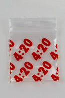 125125 bag 1000 sheets Zip Bag ONE 4:20
