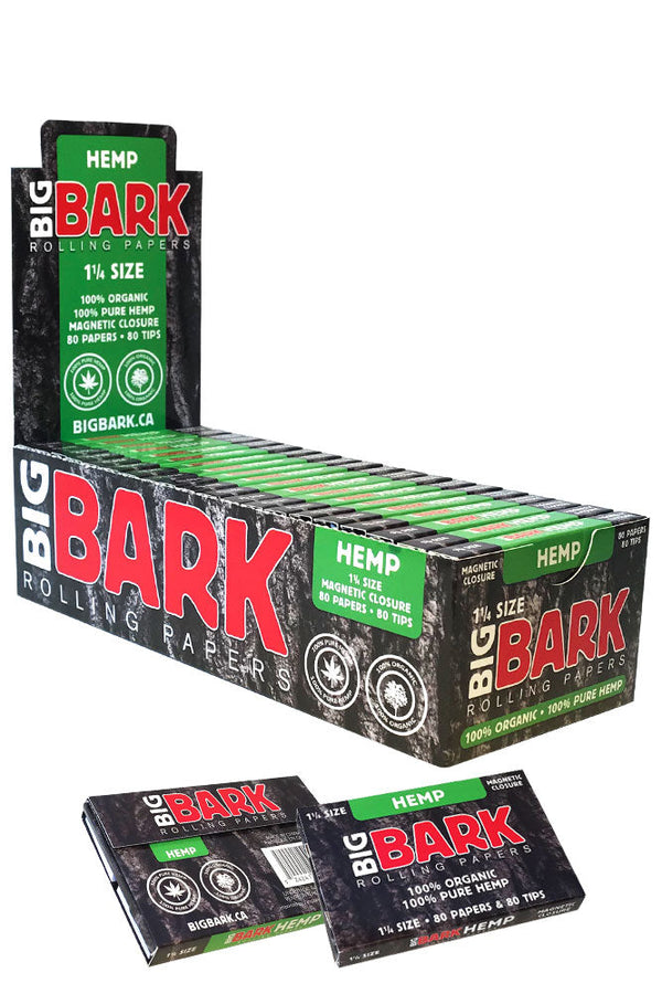 BigBark Organic Hemp Rolling paper- - One Wholesale