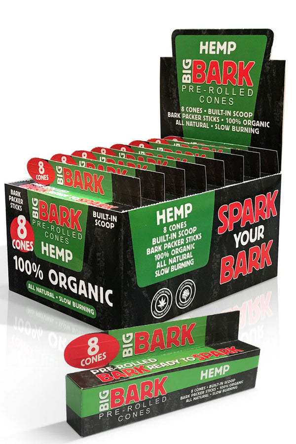 BigBark Organic Hemp Pre-rolled Cones- - One Wholesale