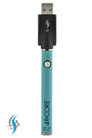 4 Score | 350 mAh Twist Control Vape Battery with USB charger 510 Battery 4SCORE™ Teal