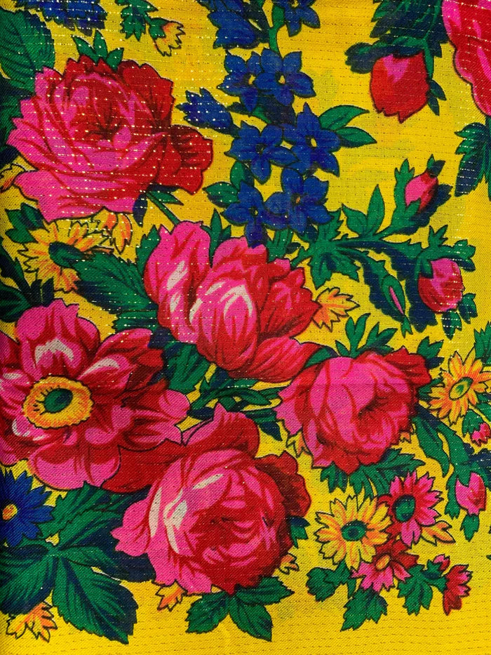 Metallic Kokum Floral Scarf Pack of 10 Scarf Canadian Distributor