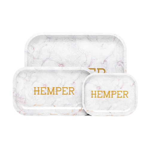 Hemper Luxe Marble Pink/White Rolling Tray