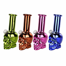 6″ Chrome Reaper Skull Edition Mini Glass Bong – Metallic Finish [JBLMIN-05-16] Glass Bong Canadian Distributor