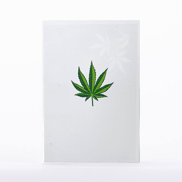 Intricate Greetings | Cannabis Leaf 3D Pop-Up Card – For Any Occasion Holiday · Anniversary Intricate Greetings Cannabis Leaf (Blank)