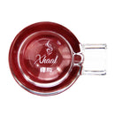 GLASS | ASHTRAY Glass Ashtray Xhaal Inc red