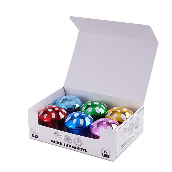O 3 Parts 60mm Mushroom Grinder Box of 6 [SMJL-011]