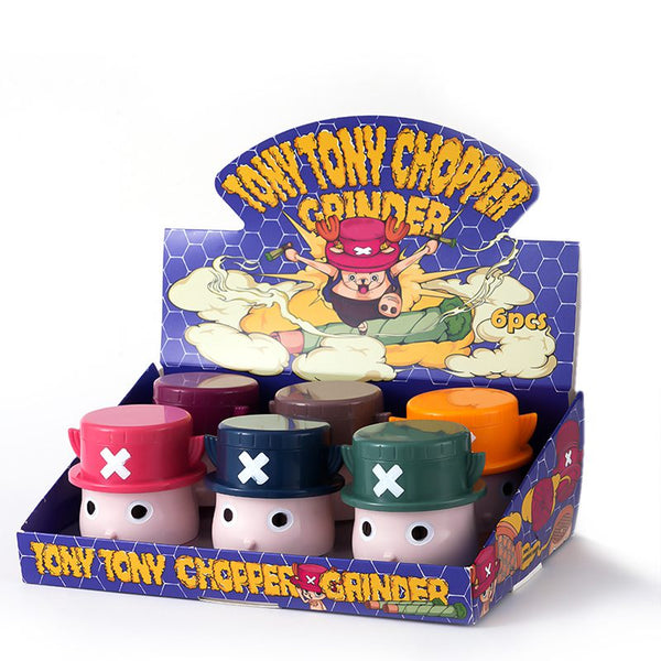 4 Parts Tony Tone Chopper Grinder Box of 6 [SMJL-004] Herb Grinder Canadian Distributor