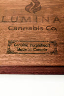 Purple Heart King size rolling tray Model 1 Tray Illuminate Cannabis Co.