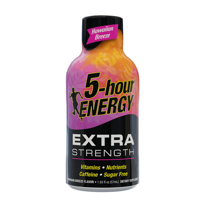 O Hawaiian Breeze Flavor Extra Strength 5-hour ENERGY Drink