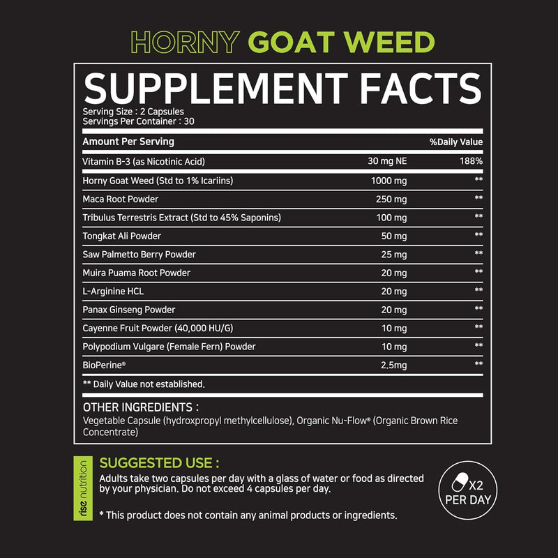 O rise nutrition | Horny Goat Weed -Horniest Goat Weed