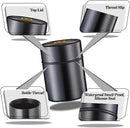 Airtight Aluminum Herb Storage Stash Jar with seal ring Jar Canadian Distributor