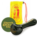 Cheech & Chong® Glass | 4.5" Smoke Love Machine Hand Pipe W/Ash Catcher Mouthpiece Glass Pipe West Coast Gifts