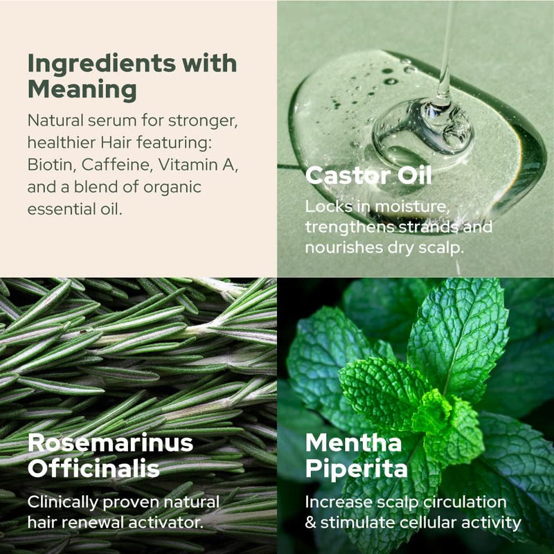 O Plant of Life | Rosemary Mint Essential Oil for strenthening Hair & Skin