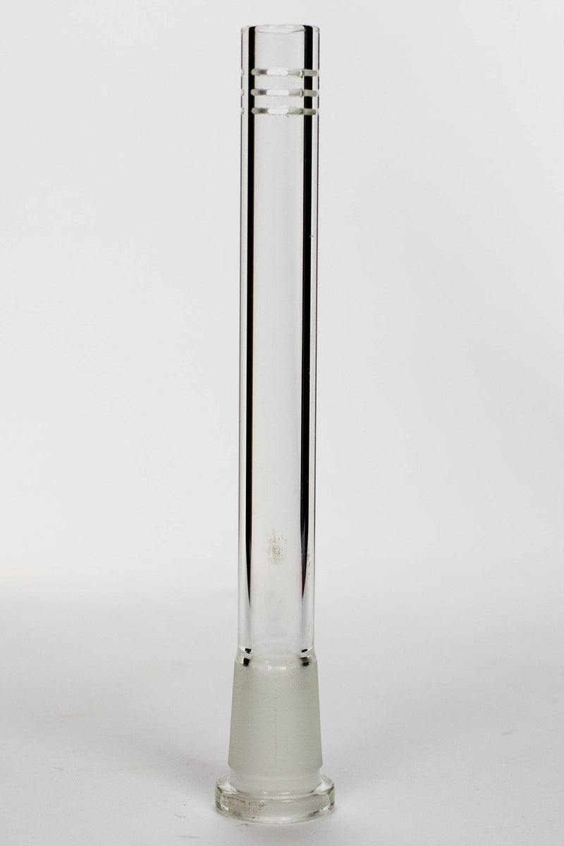 Glass open ended 6 slits downstem-6 inches - One Wholesale