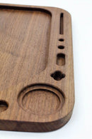 Walnet King sized rolling tray Model 4 Tray Illuminate Cannabis Co.