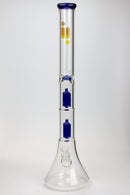 23" Infyniti Dual tree arms 7 mm glass water bong Glass Bong ONE