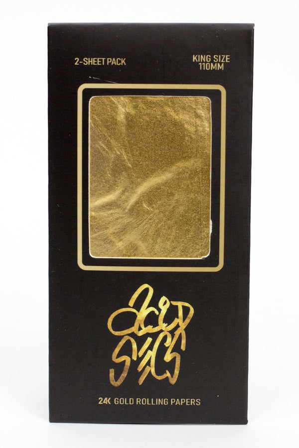 Acid Secs 24K Gold King size Rolling Paper King Size Acid Secs Productions Inc. 2-Sheets
