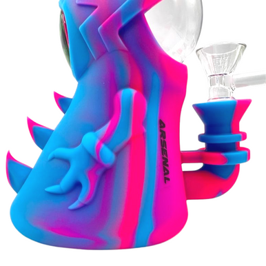 7" Arsenal Cyclops Guardian Assorted Colours Silicone Bong