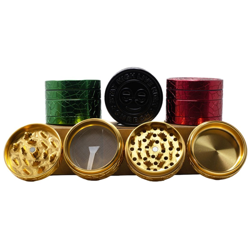 SC Cheech 63mm 4 Piece Retro Logo Grinder