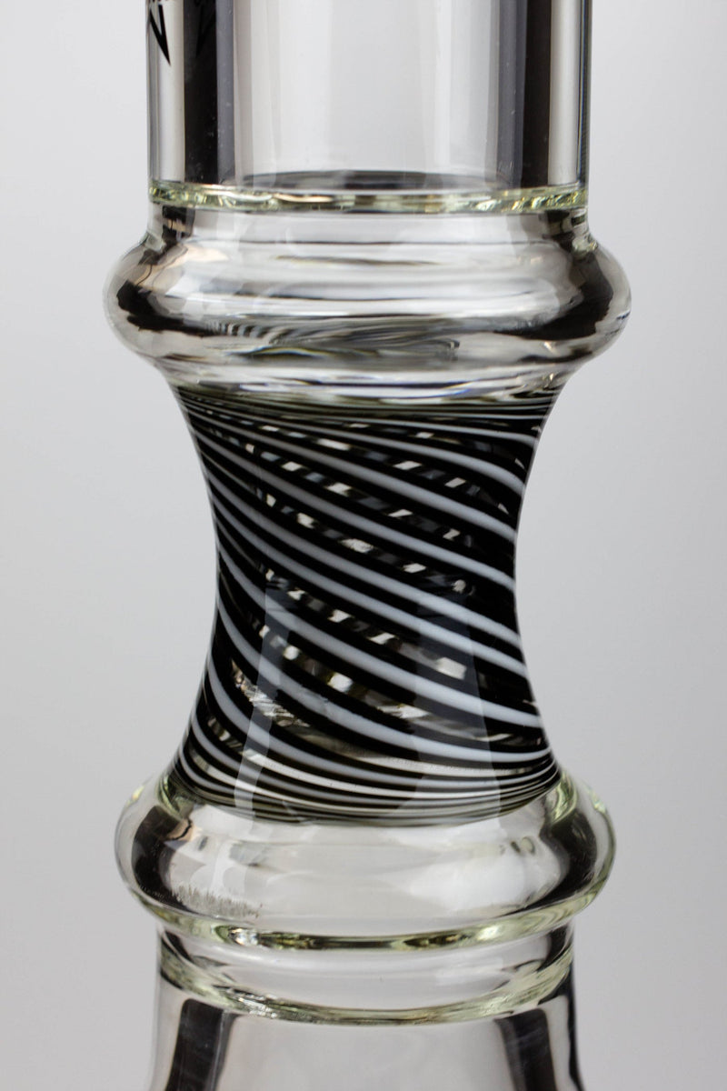 17.5" Genie 9 mm curved tube beaker water bong- - One Wholesale