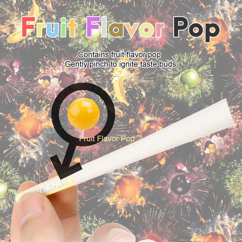 O Honeypuff | 1 1/4 Size Fruit flavor tip 6pk Hemp cones Box of 20