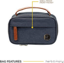 Herb & Mary | Smell Proof Accessories Storage Stash Case w/Integrated Combo Lock (Small) Pouch Herb & Mary
