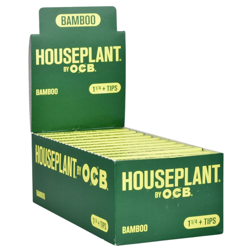 OCB Houseplant Bamboo 1 1/4 Rolling Papers & Tips - 24ct